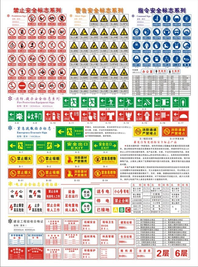 安全 标牌 大全 警示牌 安全警示牌 标识标志图标 标准 当心 公共标识标志 禁止 禁止吸烟 施工安全 安全标牌大全 必须 矢量图 其他矢量图