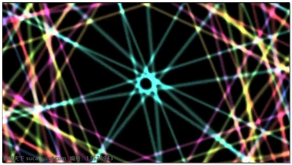 动感 粒子 光效 视频 彩色 线条 昏暗 交错 视频素材 动态视频素材