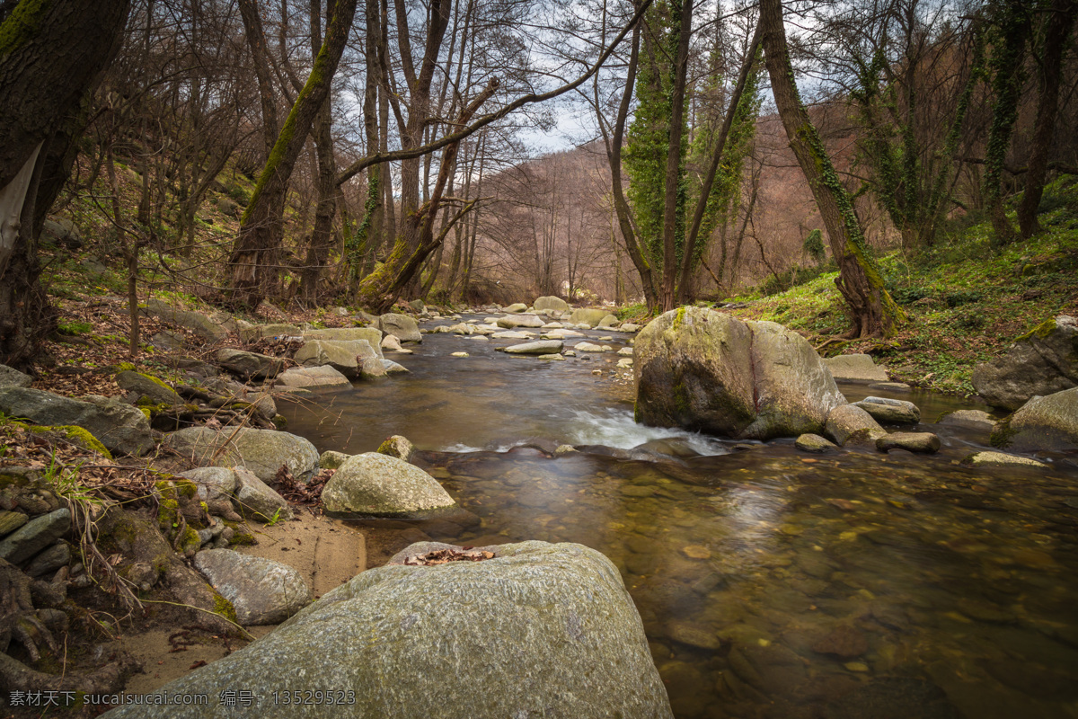 自然 绿色 溪流 小溪 景色 山水 水 山水风景 自然风景 自然景观 瀑布 自然风光