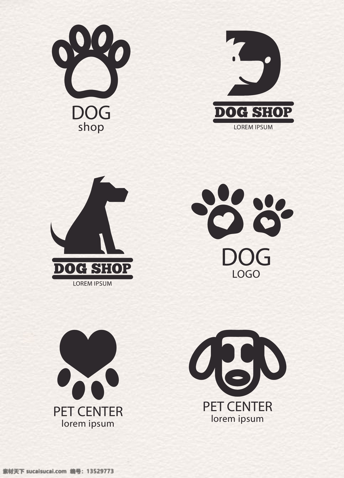 黑色 宠物狗 图案 创意 简约 小清新 装饰 狗狗 宠物 扁平化 卡通 彩色