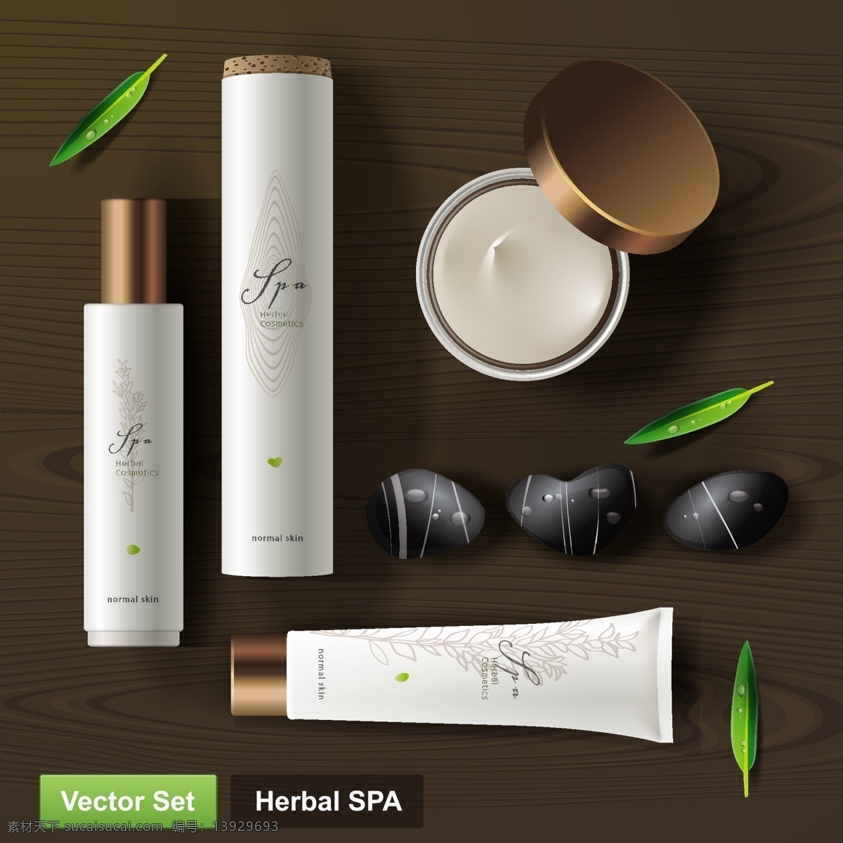 spa 化妆用品 包装设计 矢量图 其他矢量图