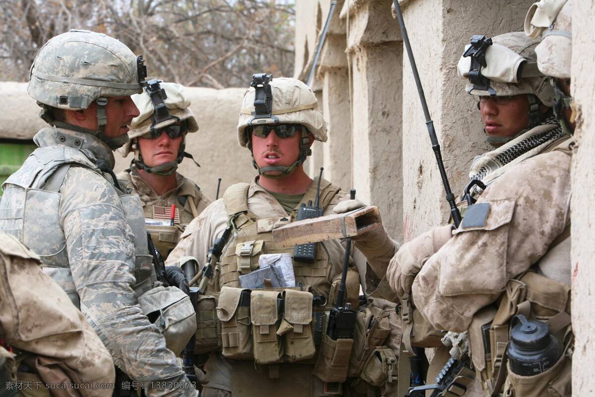 士兵 北约 阿富汗 军事 职业人物 人物图库