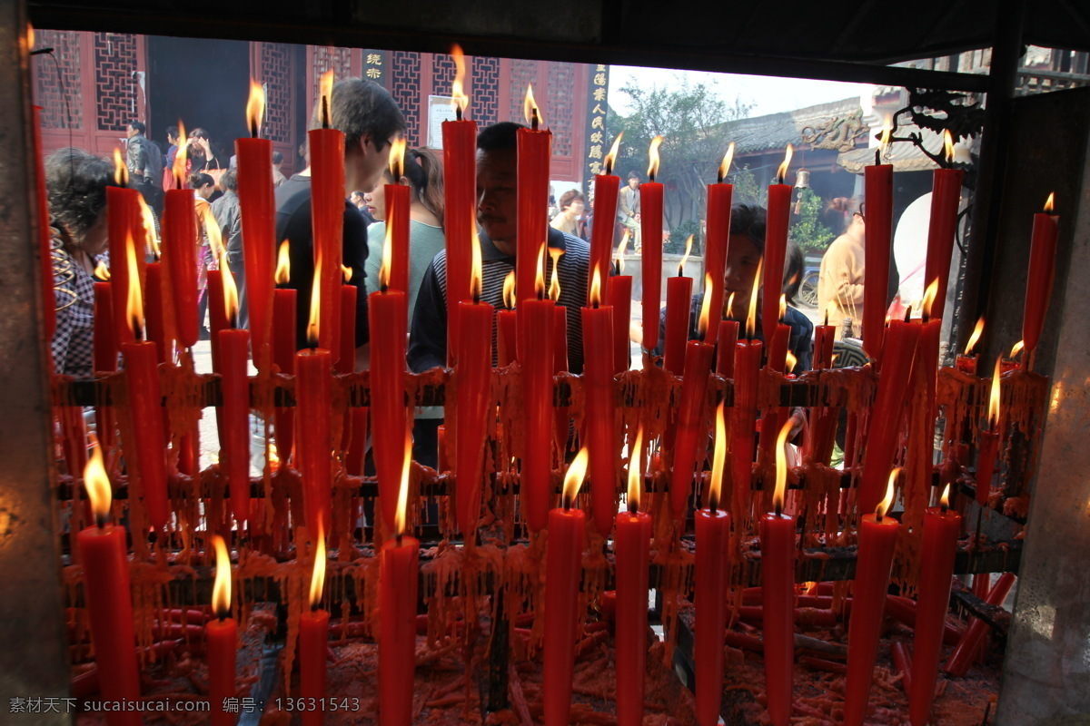 寺院 佛 蜡烛 祈福 文化艺术 宗教信仰 拜佛