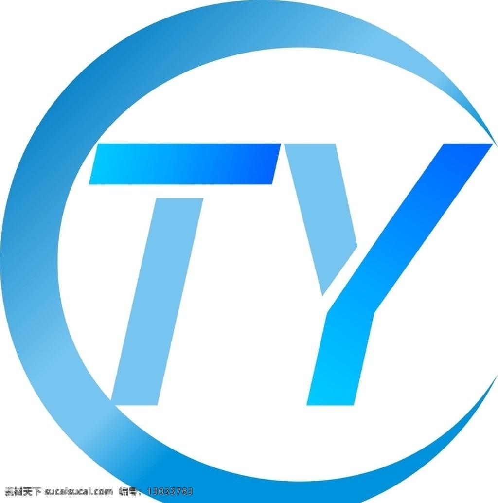 ty字母设计 字母t 字母y logo设计 科技logo 字母ty