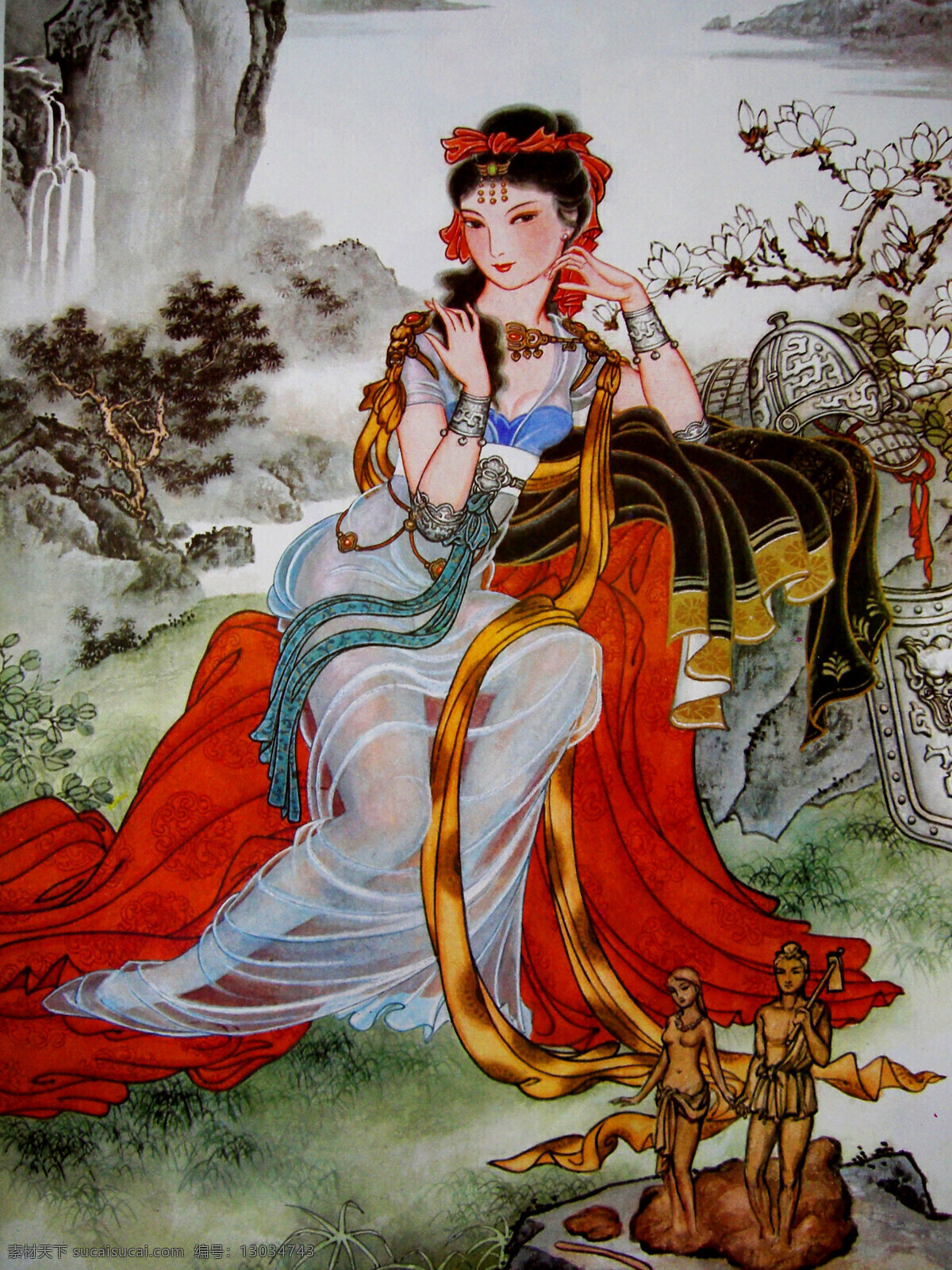 表情 动作 发型 服饰 国画艺术 花草 绘画 绘画书法 女娲设计素材 女娲模板下载 女娲 美术 中国画 工笔重彩画 神话人物 女人 女子 仕女 仙女 女娲娘娘 美丽 姿态 山野 男女泥人 玉兰花 书法 印章 国画集35 文化艺术 家居装饰素材 雕刻 图案