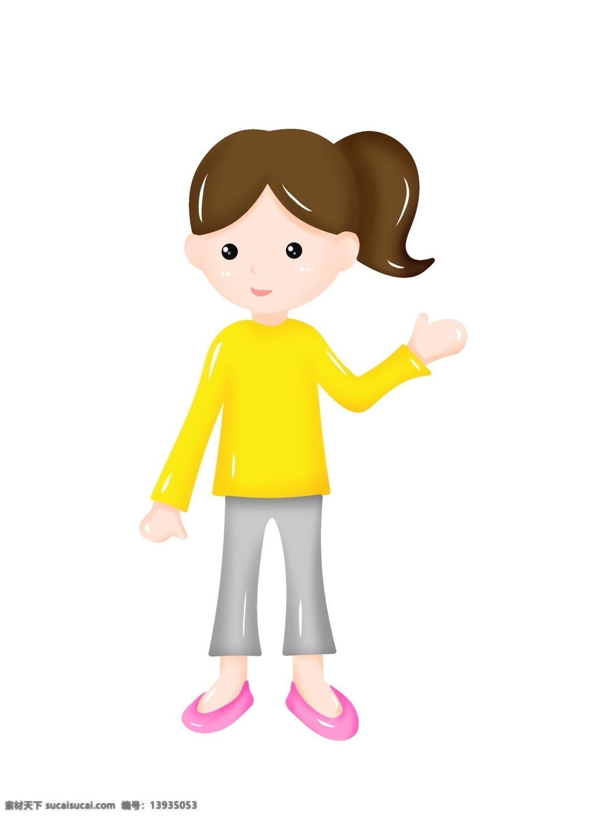 可爱指挥女孩 指挥女孩 动漫人物 小人