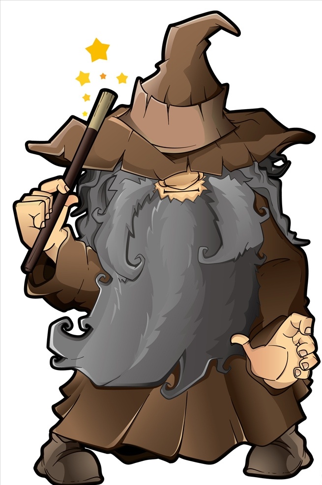 魔法师角色 卡通魔法师 手绘魔法师 矢量魔法师 魔法师插画 国外魔法师 外国魔法师 巫师插画 巫师 人物卡通 人物图库 男性男人