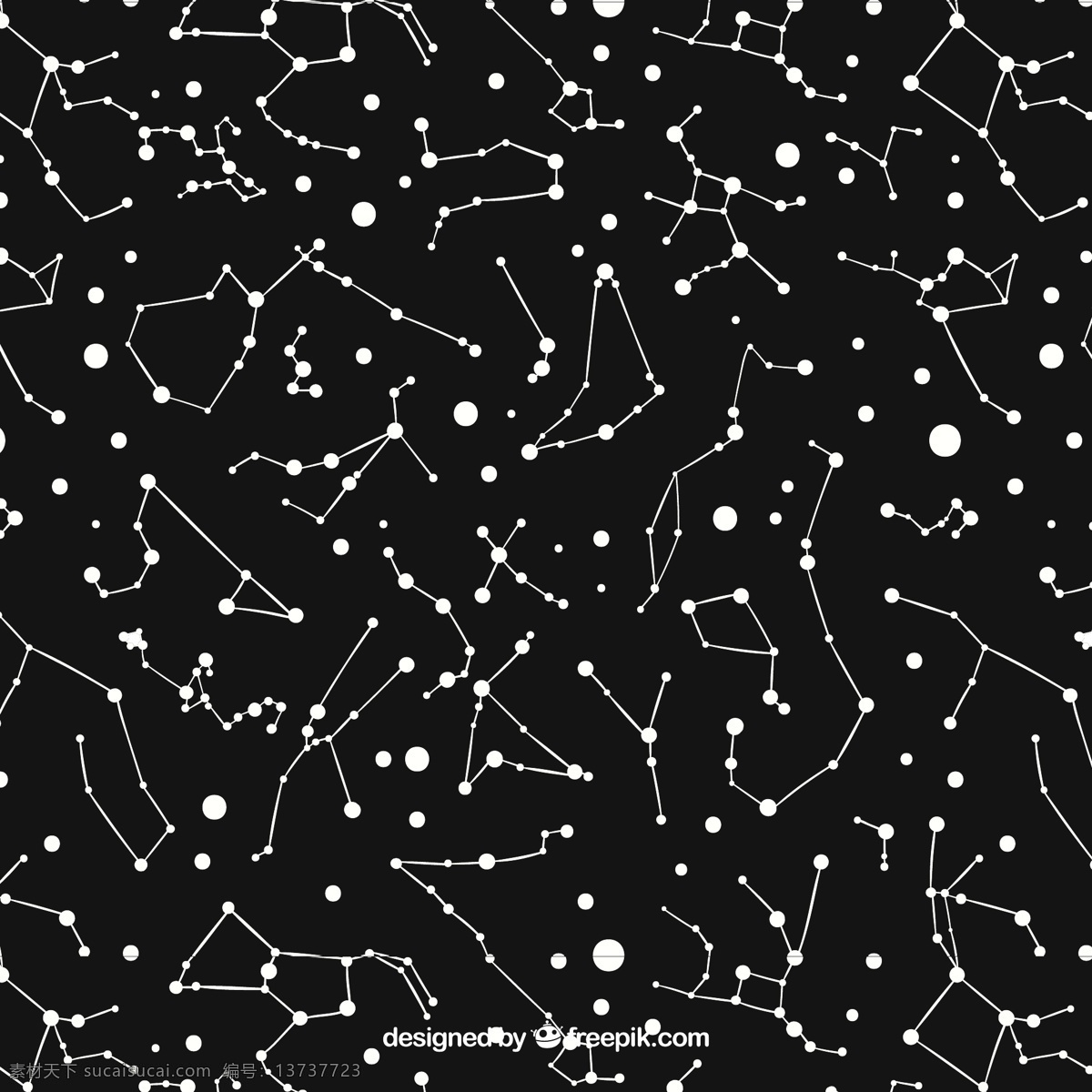 黑色 星座 图案 背景 模式 星星 地图 天空 空间 黑色背景 夜晚 星系 无缝模式 宇宙 无缝 夜空