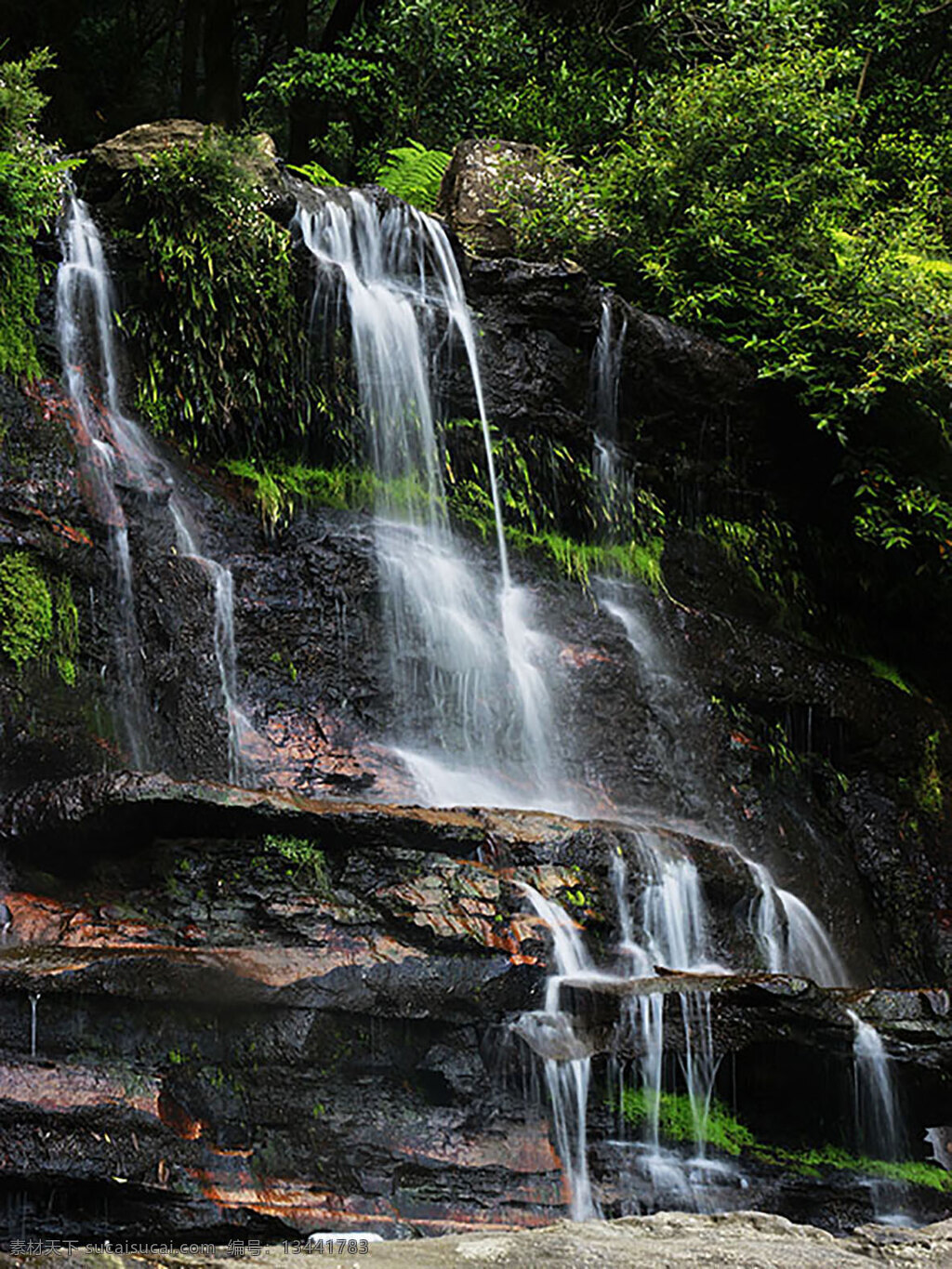 瀑布 水 风景 旅行 照片 光影 自然景观 山水风景