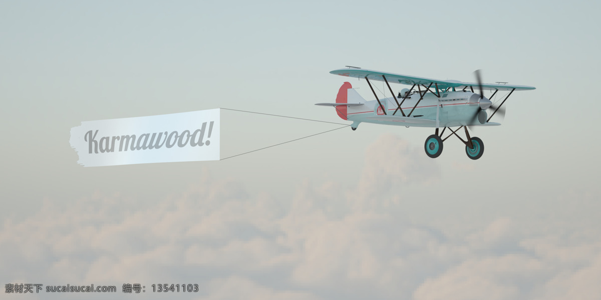菲亚特 cr 双翼飞机 3d模型素材 建筑模型