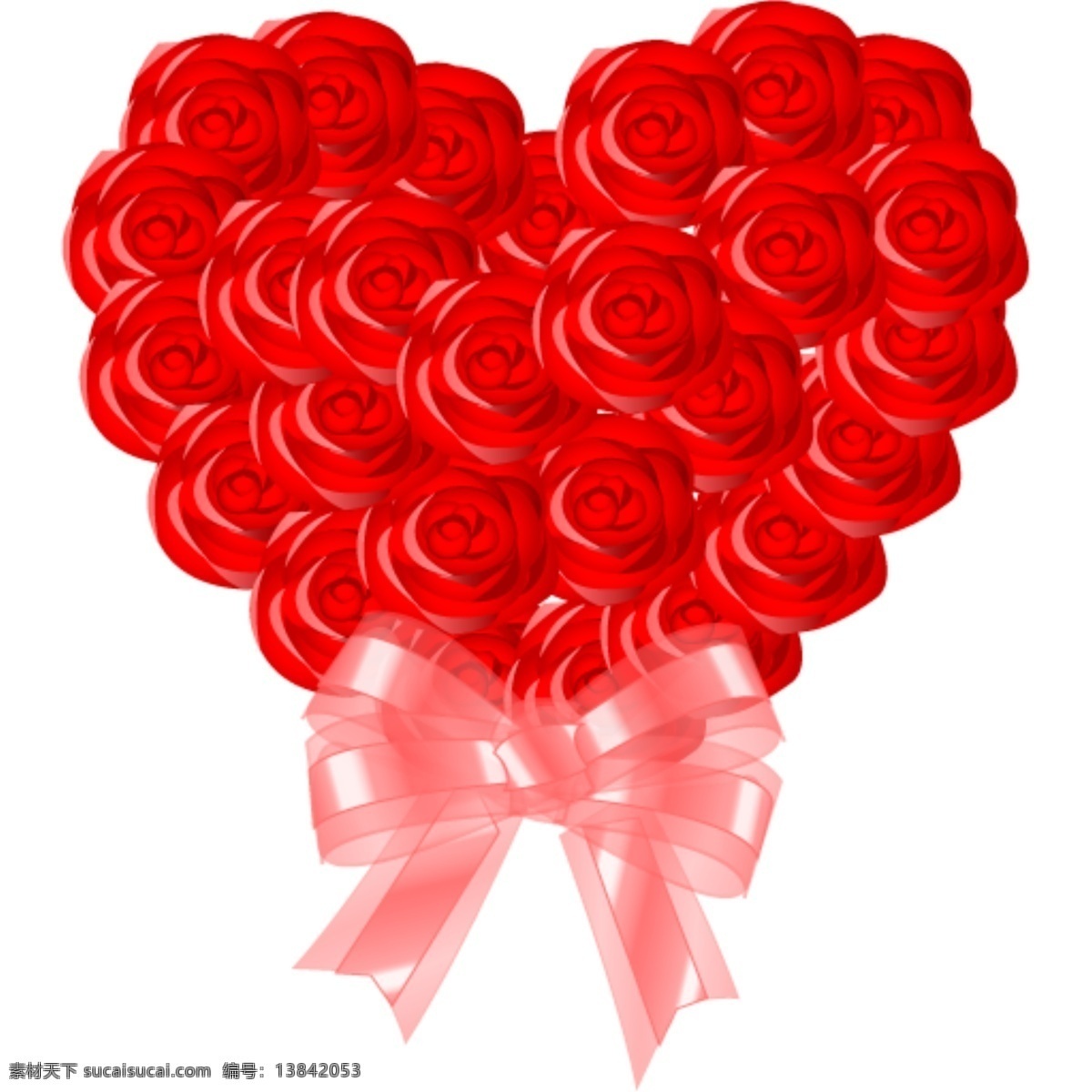 绸带 风格素材 红花 红色 蝴蝶结 花束 节日气氛 节日素材 爱心 模板下载 爱心花束 情人节 二月十四 精美 玫瑰花 漂亮 精致素材 设计素材 丝带 源文件库 psd源文件
