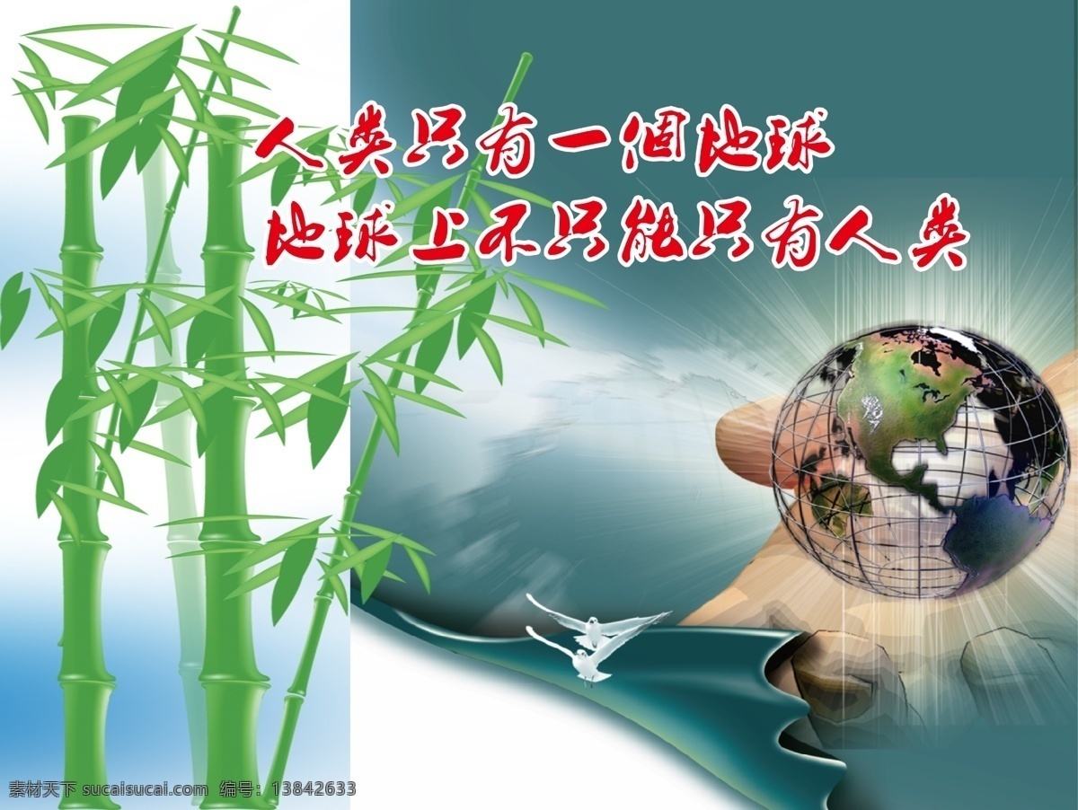 保护 环境 海报 热爱环保 环境与人类 环保重要性 原创设计 原创海报