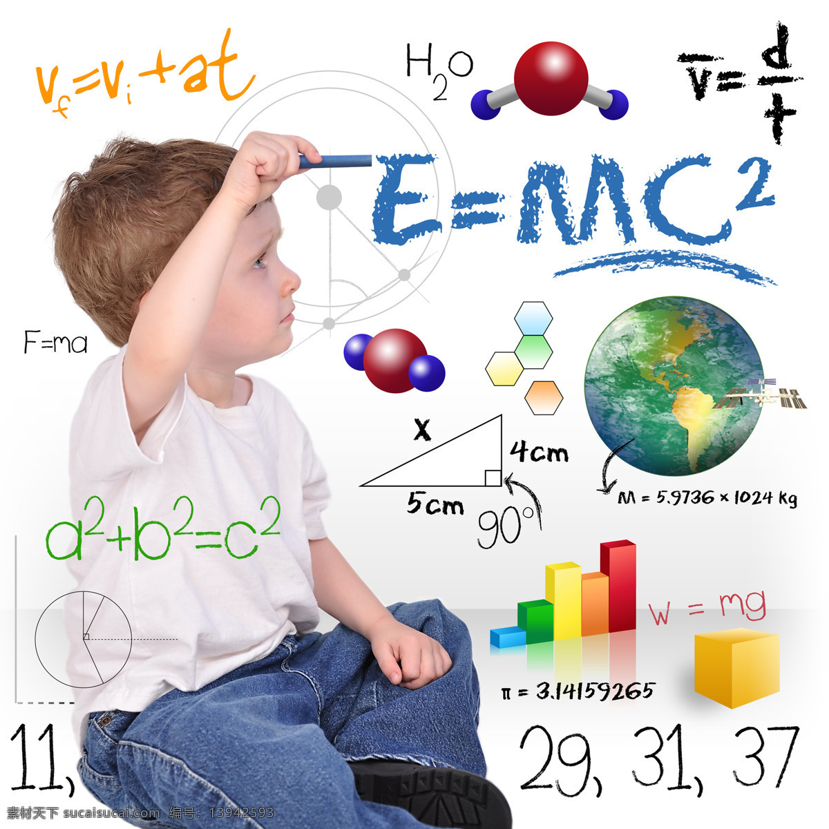 化学 教育 男孩 小男孩 男生 化学公式 化学教育 信息图表 小学生 儿童教育 儿童图片 人物图片