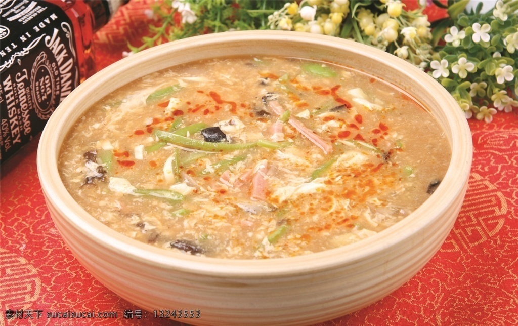 酸辣汤图片 酸辣汤 美食 传统美食 餐饮美食 高清菜谱用图
