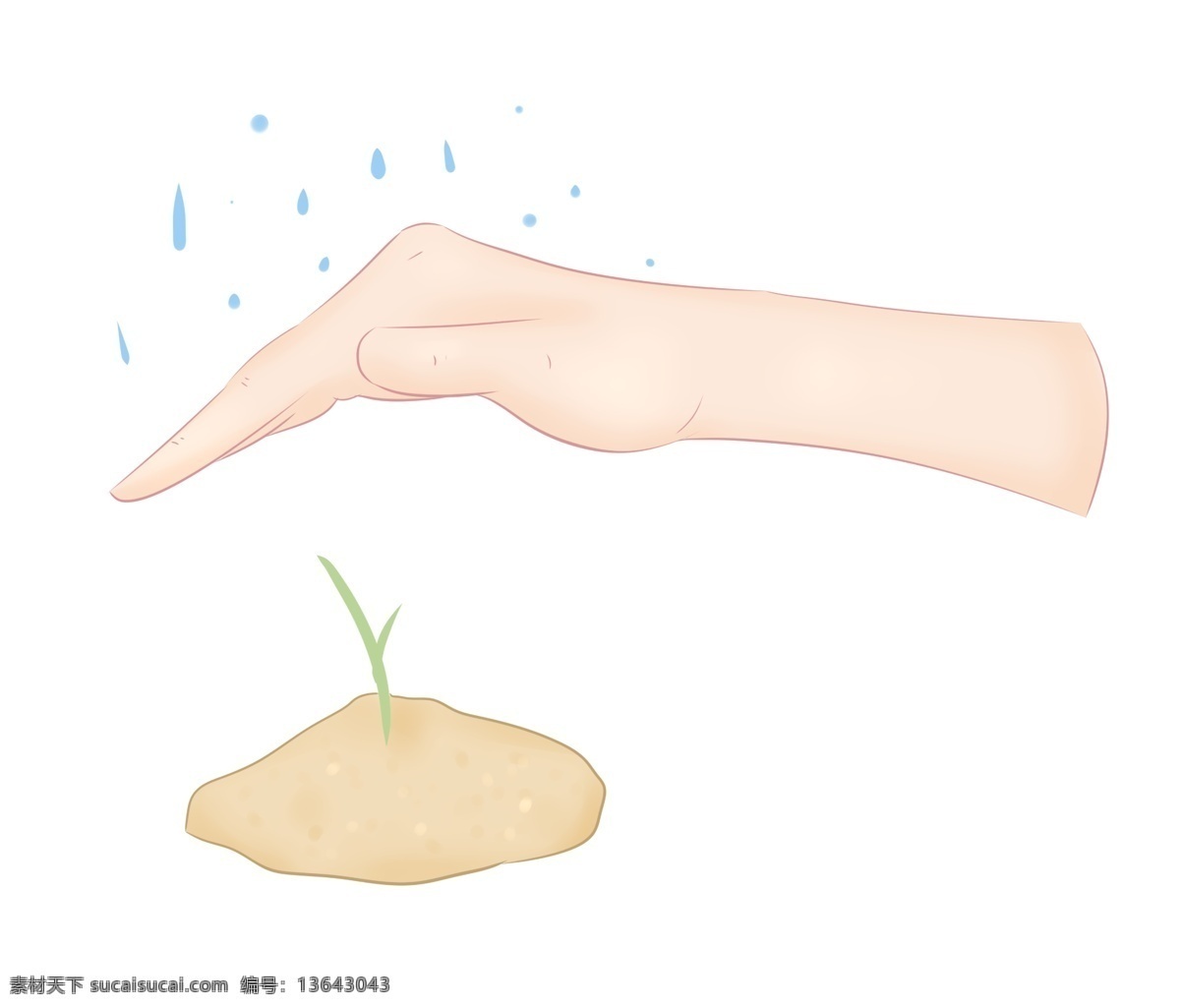 遮 雨 手势 卡通 插画 卡通插画 手势的插画 肢体语言 哑语 摆姿势 手语 遮雨的手势 嫩小的幼苗