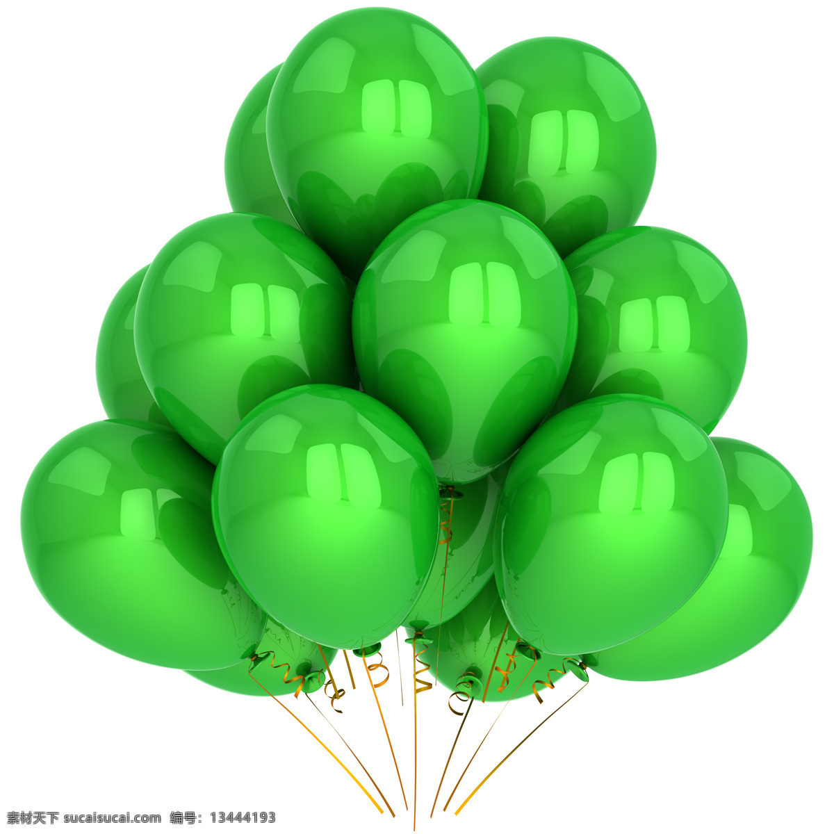 堆 绿色 气球 绿色气球 节日气球 色彩气球 气球图片 氢气球 其他类别 生活百科