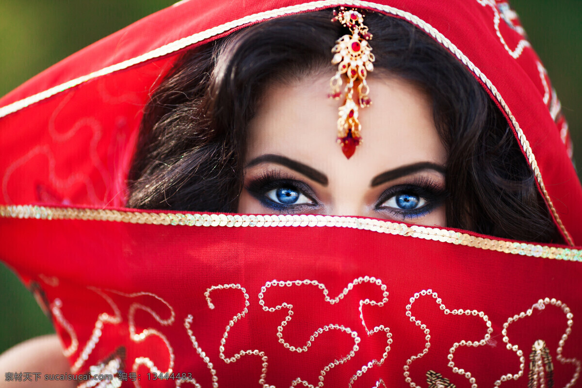 神秘 印度 新娘 美女图片 印度女人 外国女人 美女模特 美女写真 美女摄影 美丽女人 生活人物 人物图片