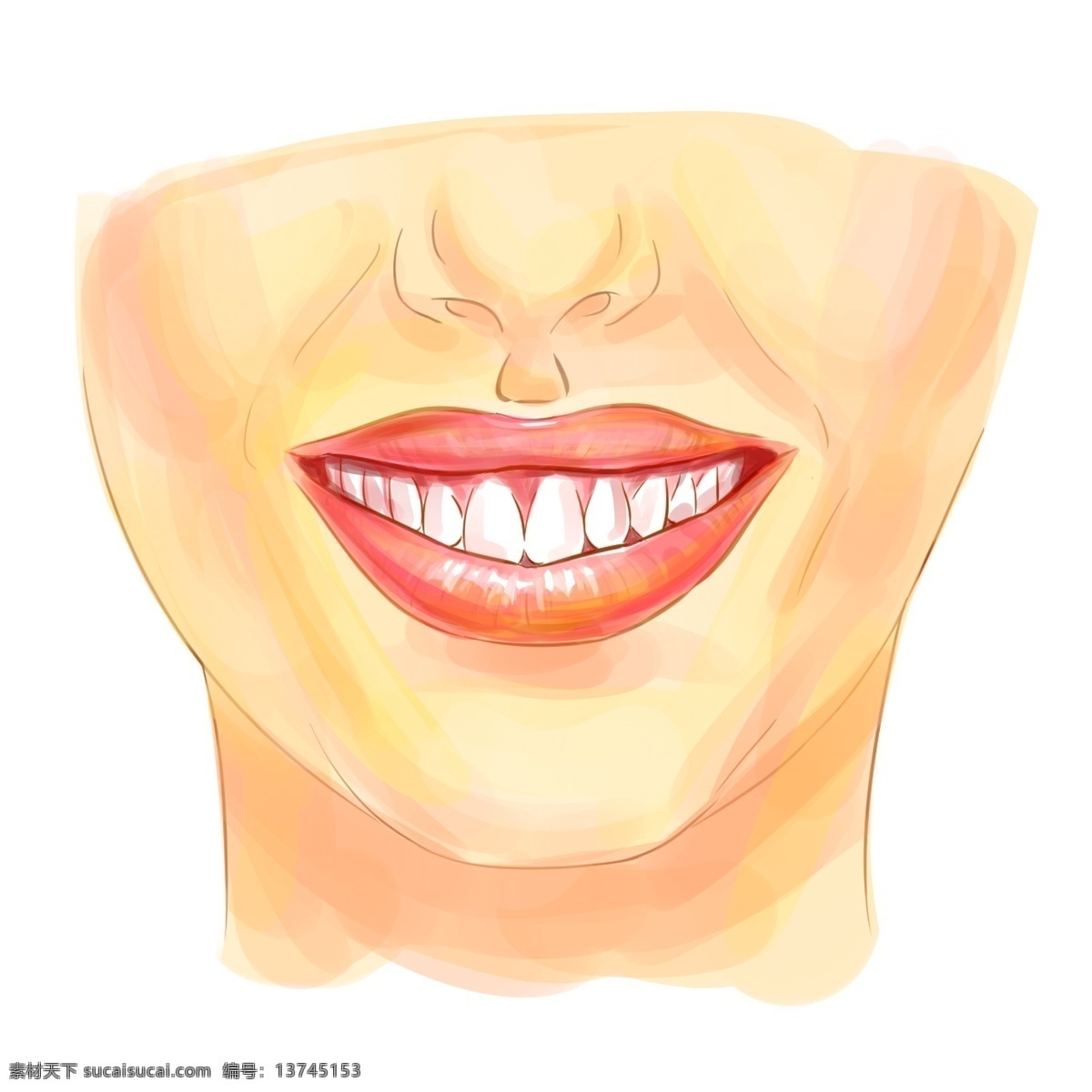 人体 器官 口腔 插画 红色的嘴唇 性感的嘴唇 卡通插画 人体器官 器官插画 脏器插画 人体插画