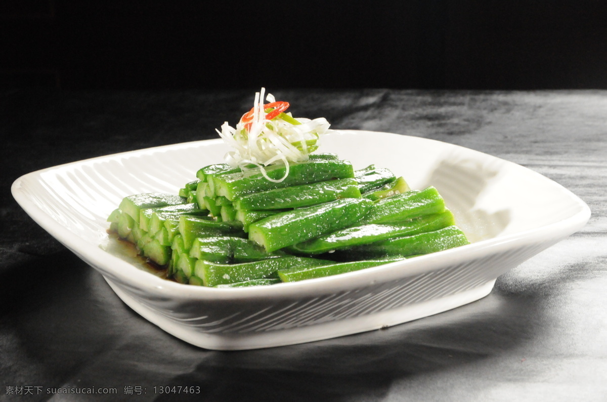 白灼秋葵 精品菜系 养生秋葵 秋葵 凉菜 精品凉菜 餐饮美食 传统美食