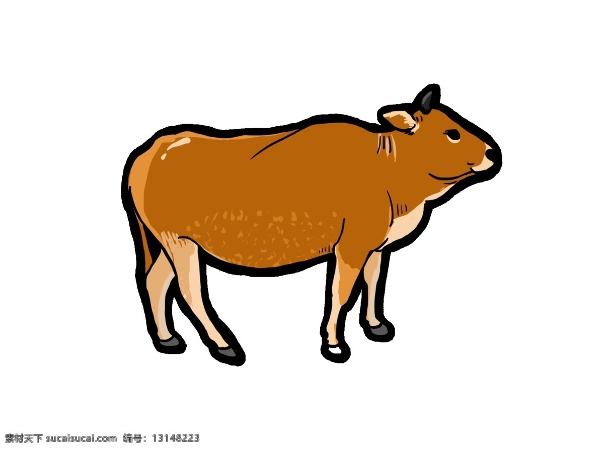 牛 大黄牛 黄牛 牛肉 艺术黄牛 文化艺术 绘画书法