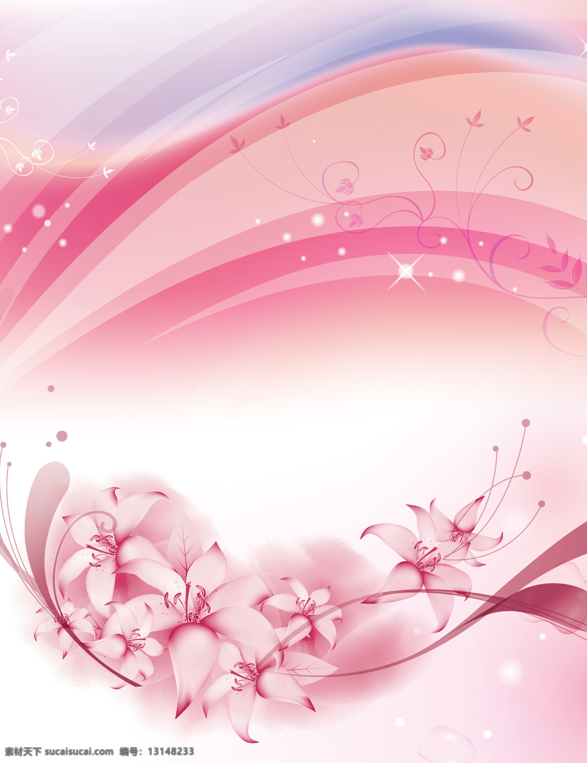 桃花 彩虹 移门 创意 画 效果图 移门画 创意画