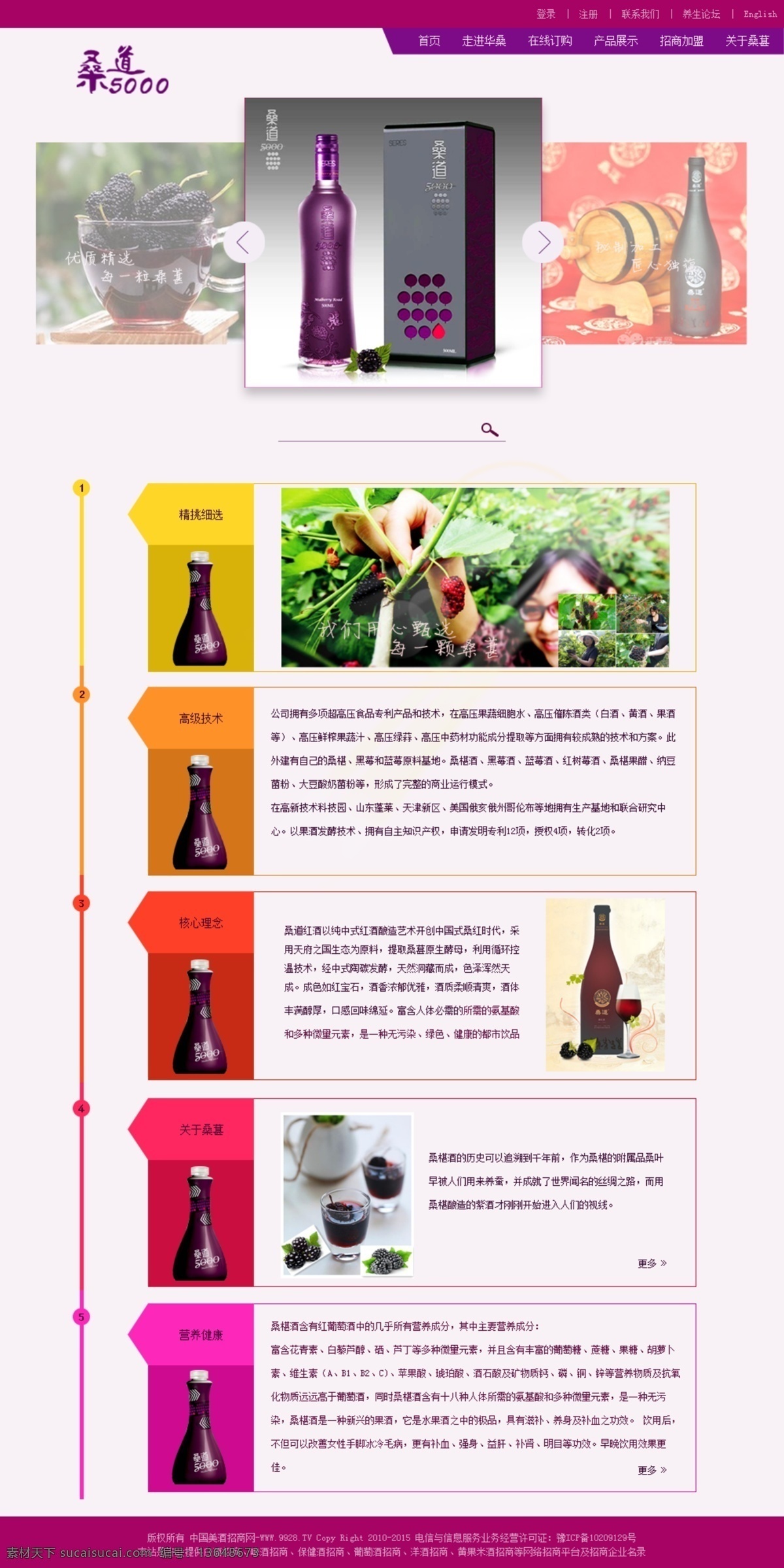 桑葚网页设计 桑葚 网页设计 饮料 白色