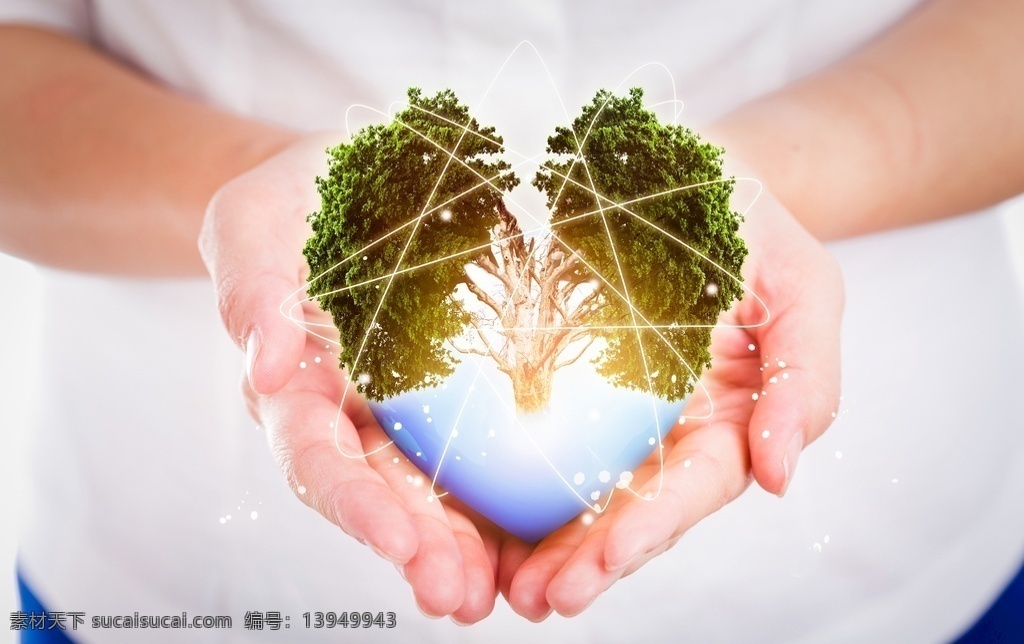 手捧地球 呵护 节能 绿色 生态环保 高清图片 自然景观 自然风光