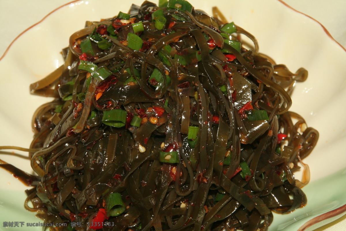 凉拌海带丝 海带丝 辣菜 川菜 湘菜 菜 凉菜 凉拌菜 美食 传统美食 餐饮美食