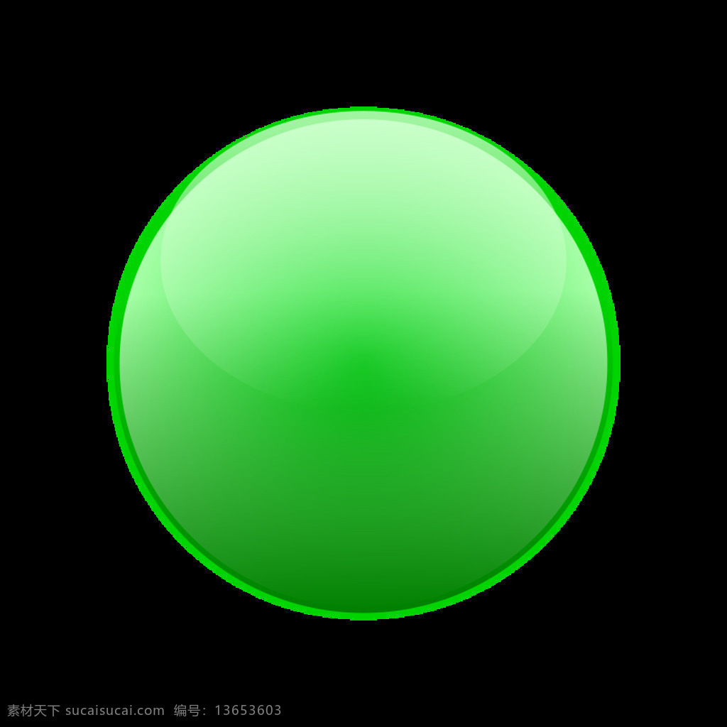绿球 球体圆绿 svg 黑色