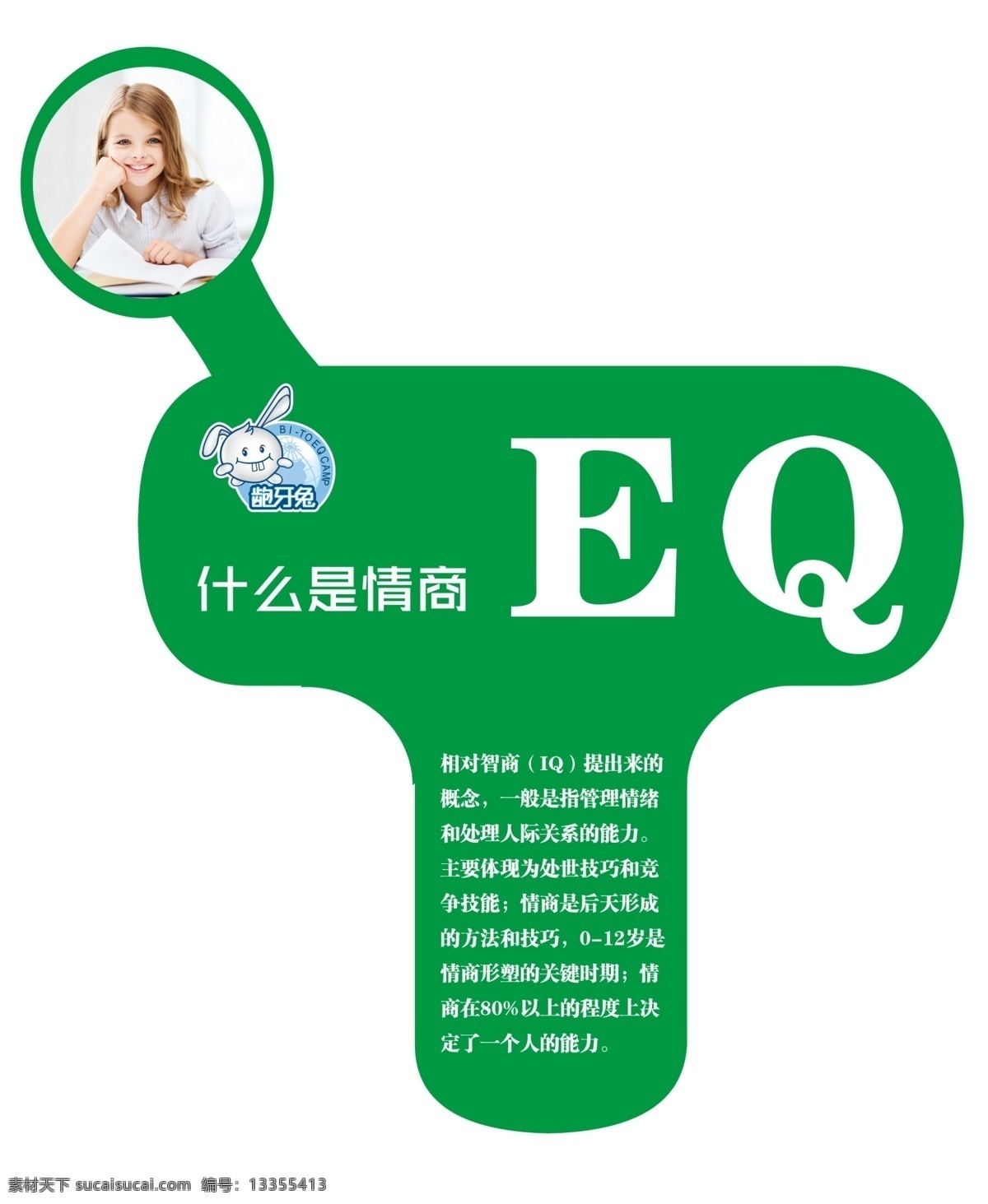 龅牙 兔 情商 乐园 龅牙兔乐园 异形图 卡通图 情商教育图 标志图 菜单菜谱