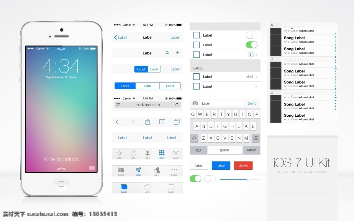 iphone 手机 内部 设置 界面 ios7 科技 列表 苹果 应用 源文件 装饰图案