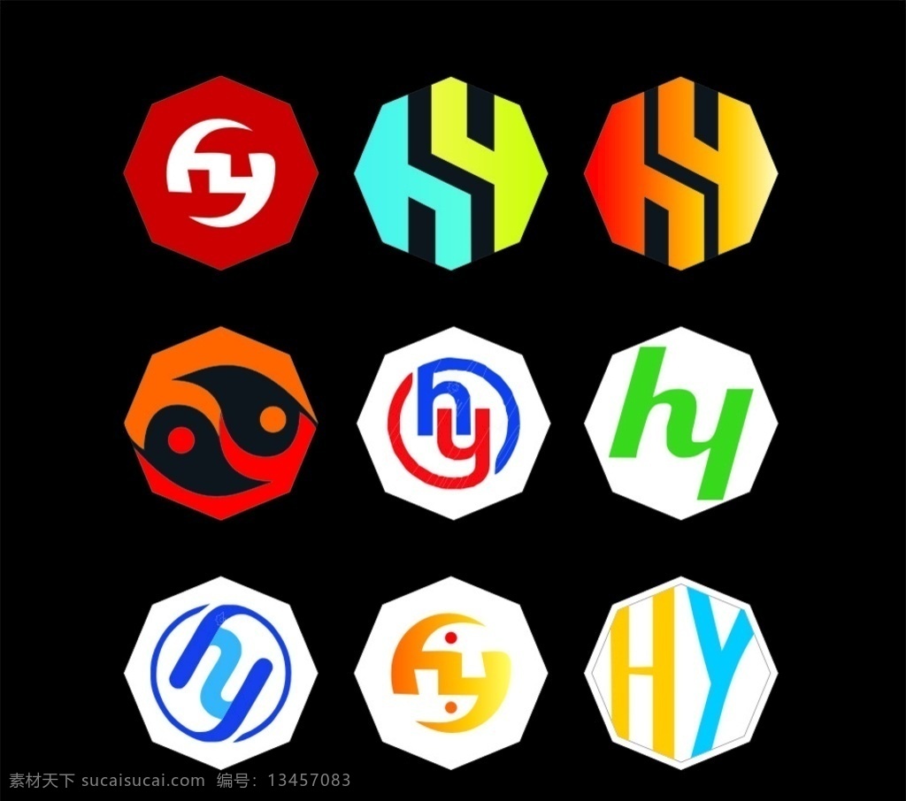 hy 商标 字母hy logo logo设计 字母 logohy