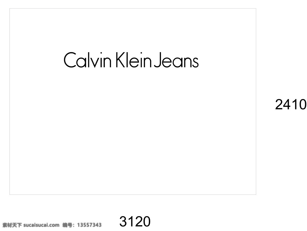 calvin klein jeans logo 标志 ckj 时装 矢量 企业 标识标志图标 变形字体 logo设计
