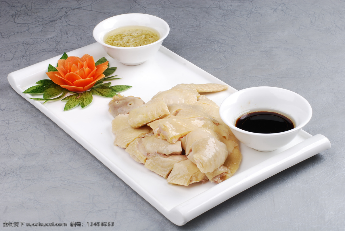 广式白切鸡 美食 传统美食 餐饮美食 高清菜谱用图