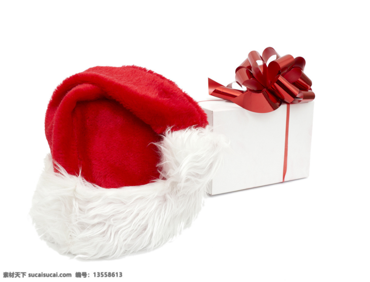 圣诞 帽子 礼物 圣诞礼物 礼包 礼品 圣诞帽 圣诞装 节日庆典 生活百科 白色