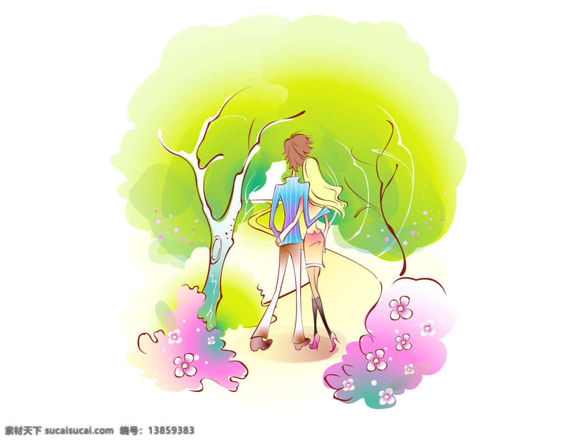 情人节 插画 节日庆祝 情人节插画 设计图库 文化艺术 插画集
