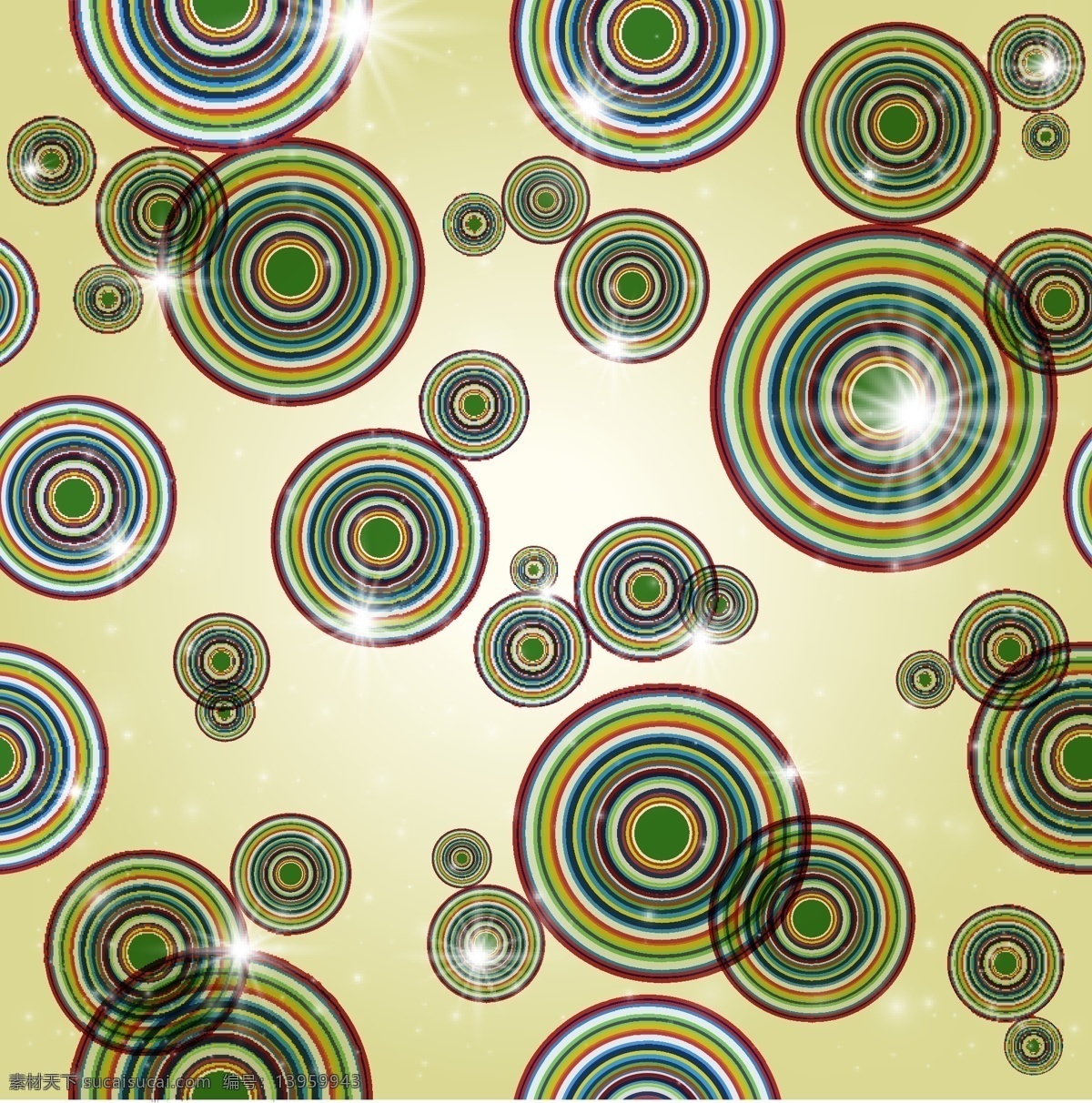 精美 花纹 背景 矢量 底纹 纹样 圆 矢量图 其他矢量图
