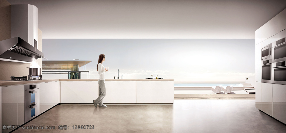 白色 墙壁 室内装饰 背景 banner 大海背景墙 蓝色