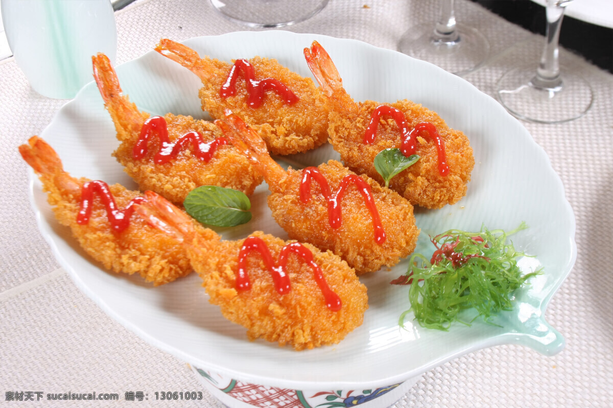 凤尾虾 汉堡王 小吃 特色小吃 肯德基 麦当劳 餐饮美食 摄影图片 传统美食
