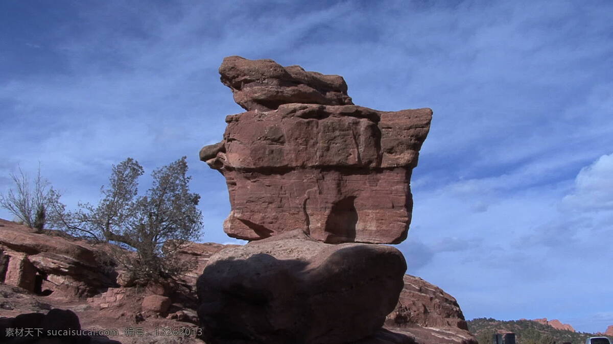 科罗拉多州 神 股票 视频 花园 山 视频免费下载 岩石 形成 其他视频