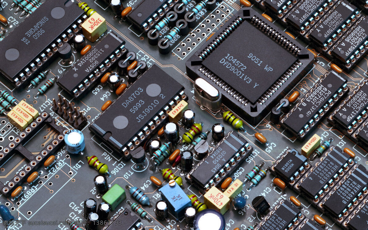 电路板 科技 主板 集成电路 芯片 现代科技 数码产品
