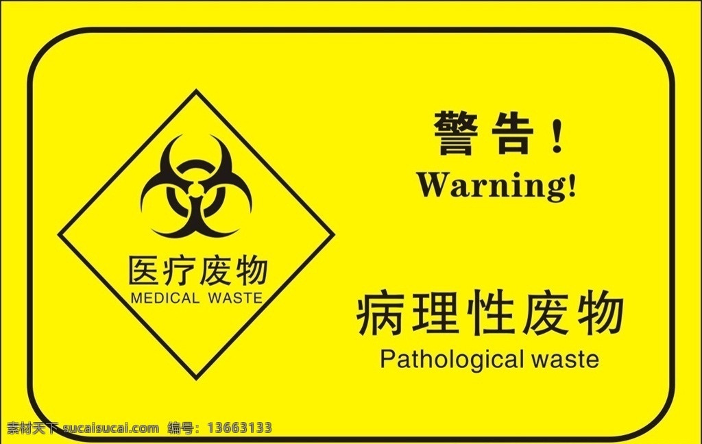 病理性 废物 医疗废物 病理性废物 广告 室内广告设计