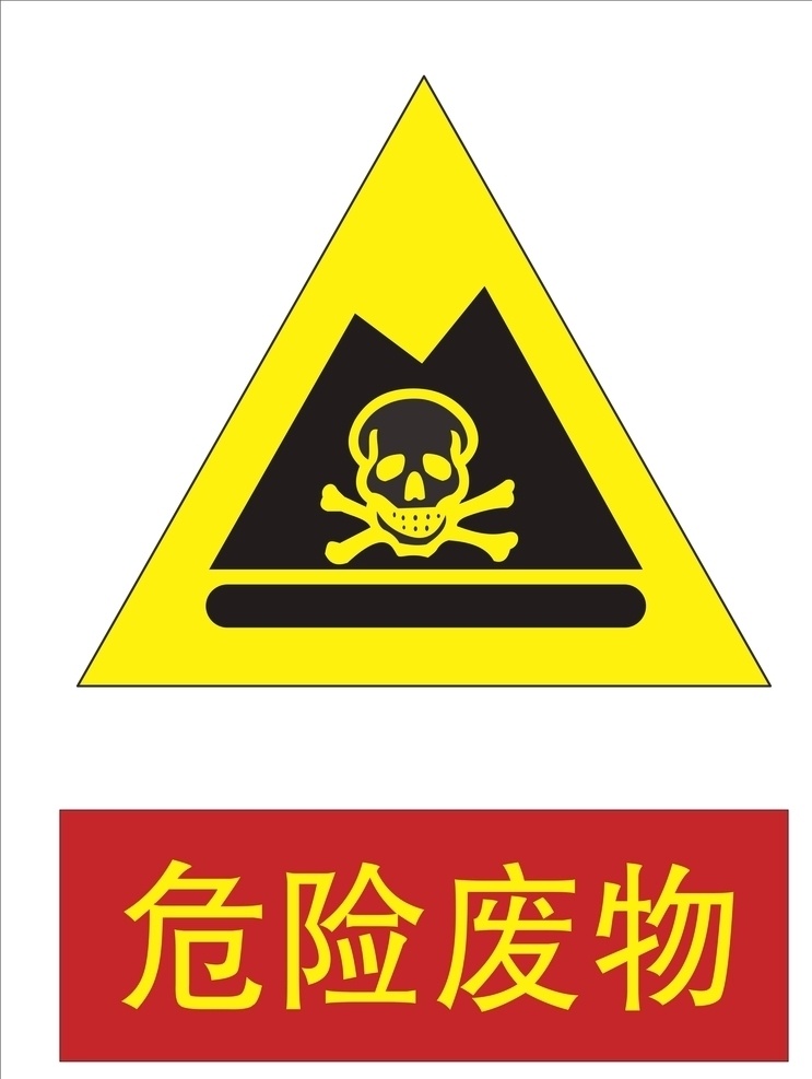 危险废物 标识牌图片 一般 固体 废物 告示牌 警示牌 工地 工厂 标识牌 标识 黄色标识 工地标识 安全标识 小标识