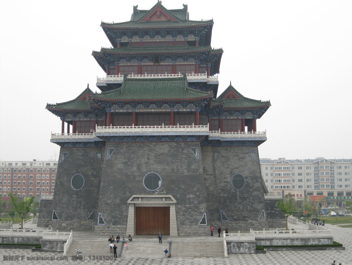 开封古建筑 开封 城门 古楼 建筑 古建筑 建筑景观 自然景观
