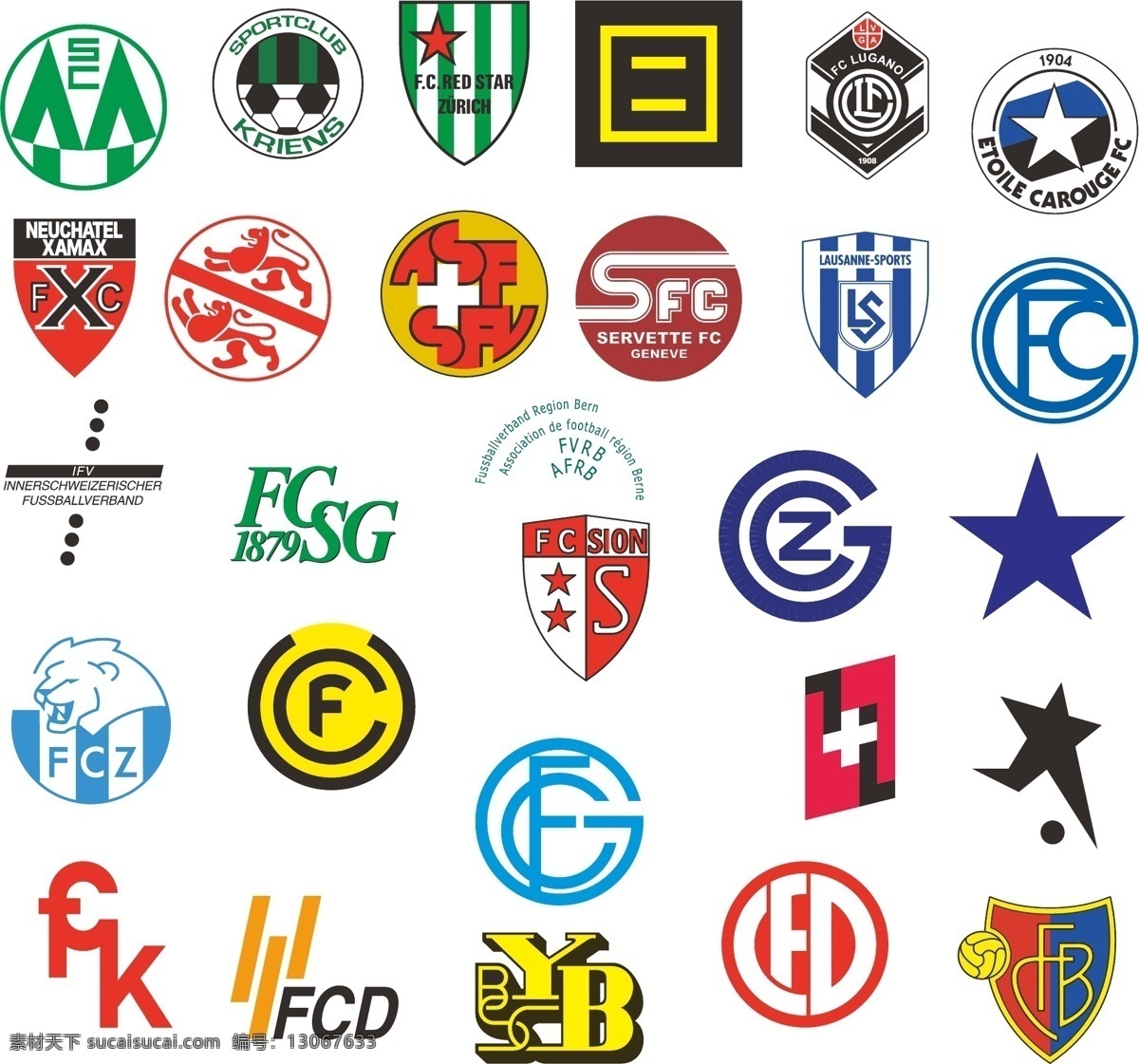 瑞士 足球 超级 联赛 logo 瑞典 哥德堡 诺高平 赫尔辛堡 小图标 标识标志图标 矢量