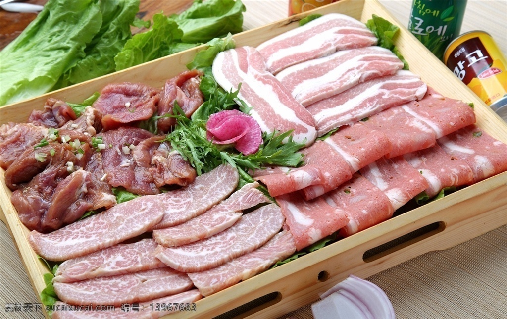 韩式 火锅 猪肉 拼盘 猪肉拼盘 五花肉 韩式烤肉 烤肉 餐饮美食 西餐美食