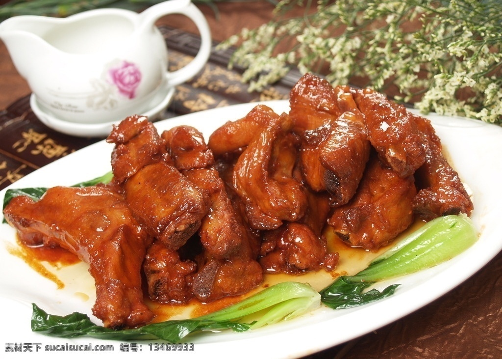红烧小排 家常菜 排骨类 风味排骨 特色排骨 风味菜 菜 餐饮美食 传统美食