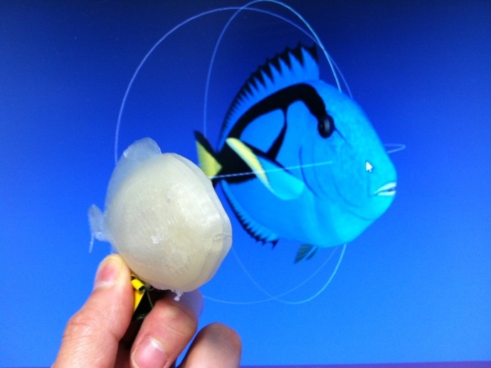 打印 鱼 3d 印刷 挑战 3d打印模型 生活用品模型 干