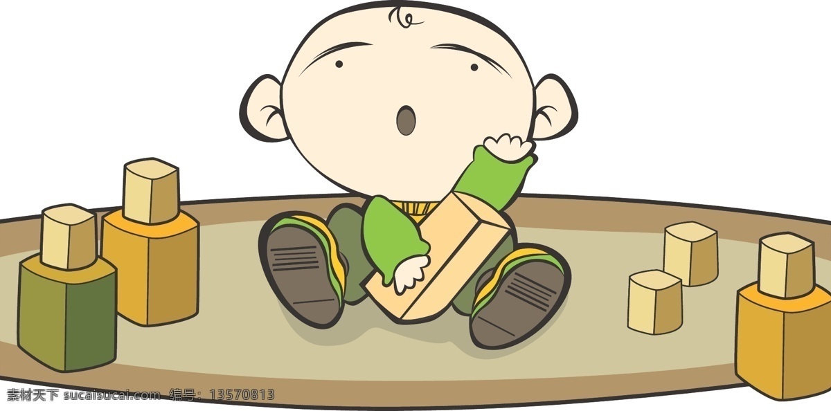 卡通设计 卡通图案 卡通小孩 矢量图案 玩具 玩具素材 玩 积木 小孩 矢量 模板下载 玩积木的小孩 卡通积木 psd源文件