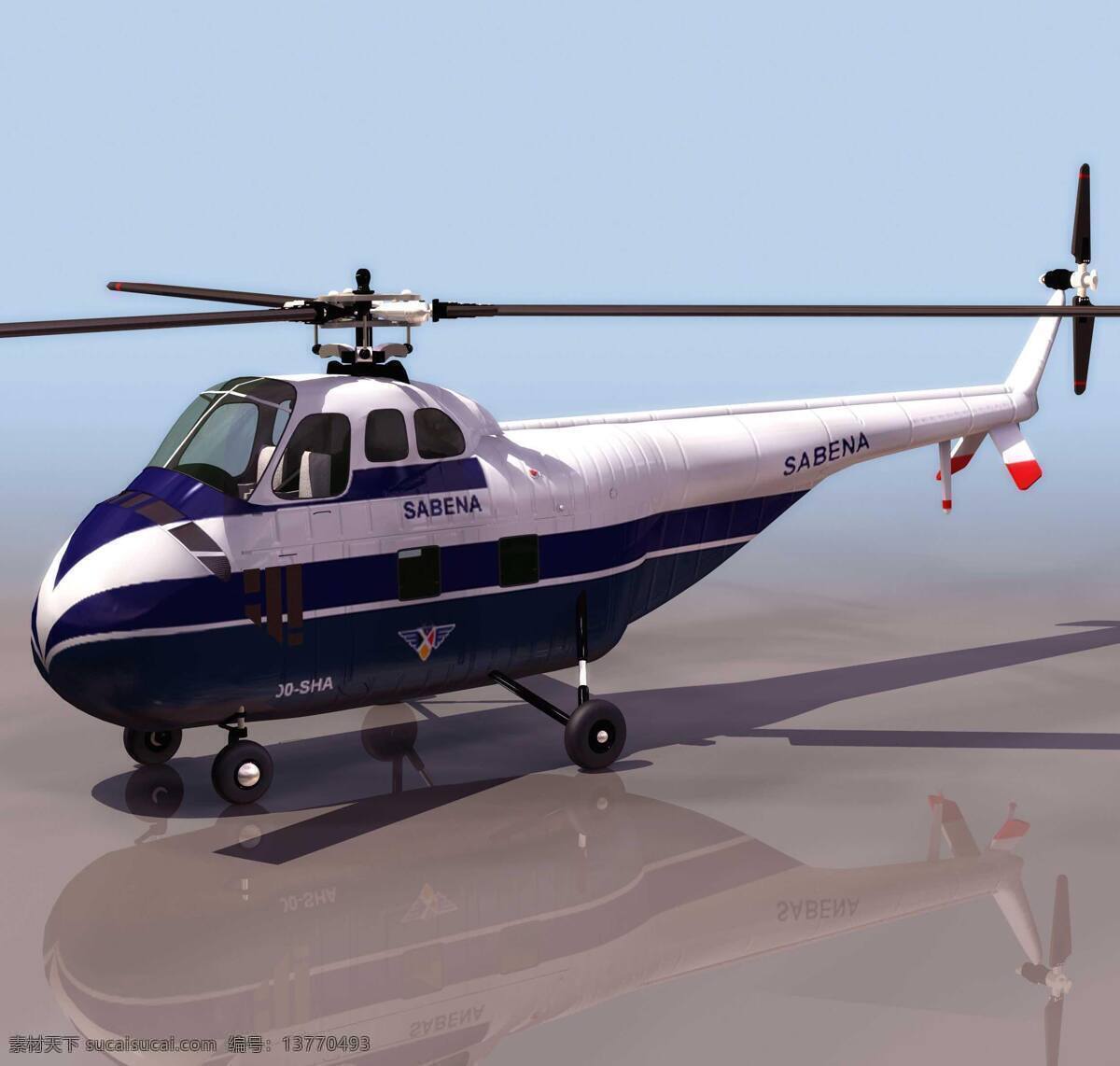 直升机 sikorsky 军事模型 空军武器库 3d模型素材 其他3d模型